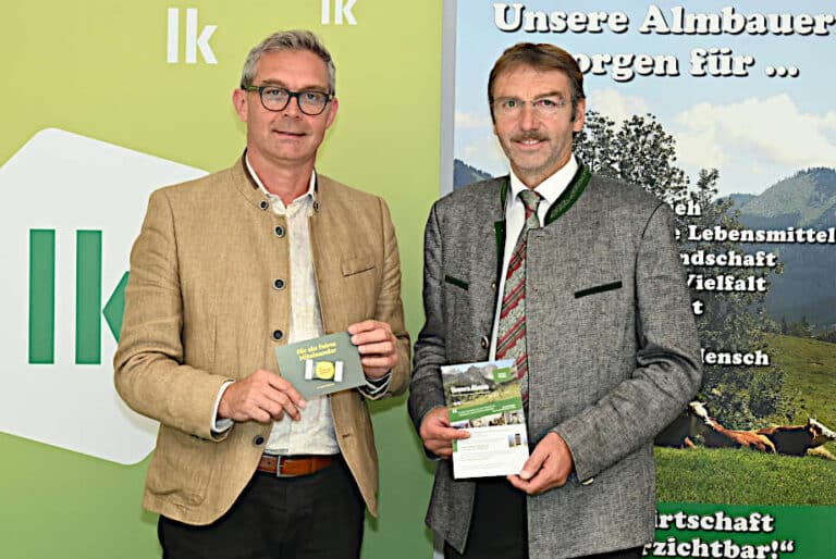 Pressekonferenz LK Oberösterreich und OÖ Verein Alm und Weide