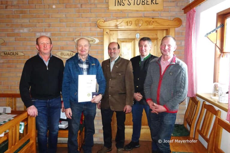 Weidegenossenschaft Randegg ehrt langjährigen Funktionär