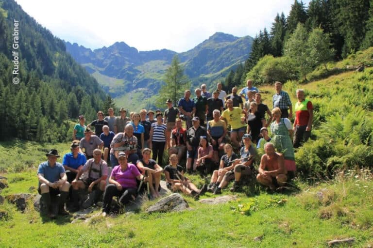 Teilnehmer am Tag der Almen